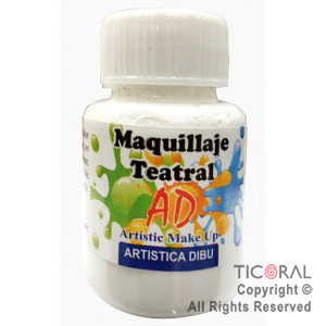 MAQUILLAJE TEATRAL AD 010 BLANCO 40ML X 6 UNIDADES